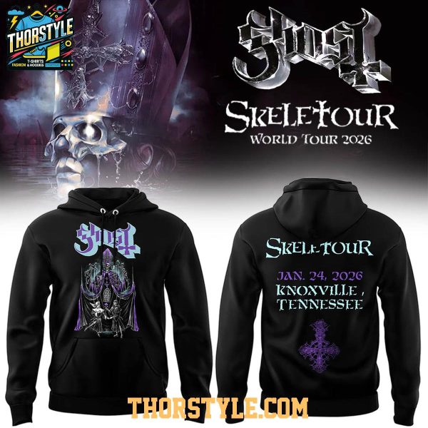 Ghost Band The Skeletour 2026 Knoxville Tennessee Hoodie T-Shirt
