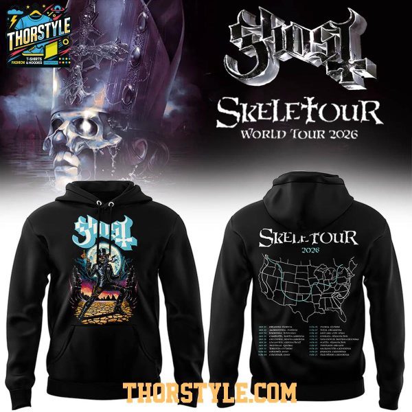 Ghost Band The Skeletour 2026 USA Journey Hoodie T-Shirt
