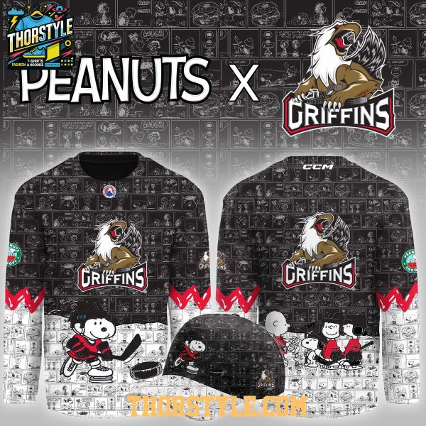 Grand Rapids Griffins Peanuts 2026 Night Game Personalized Hockey Jersey