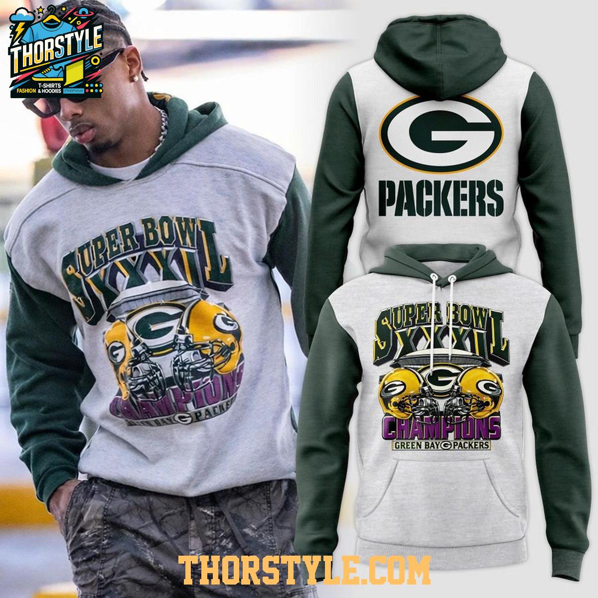 Green Bay Packers x Golden Boy 2025-2026 Celebration Hoodie Shirts Green Bay Packers x Golden Boy 2025-2026 Celebration Hoodie Shirts