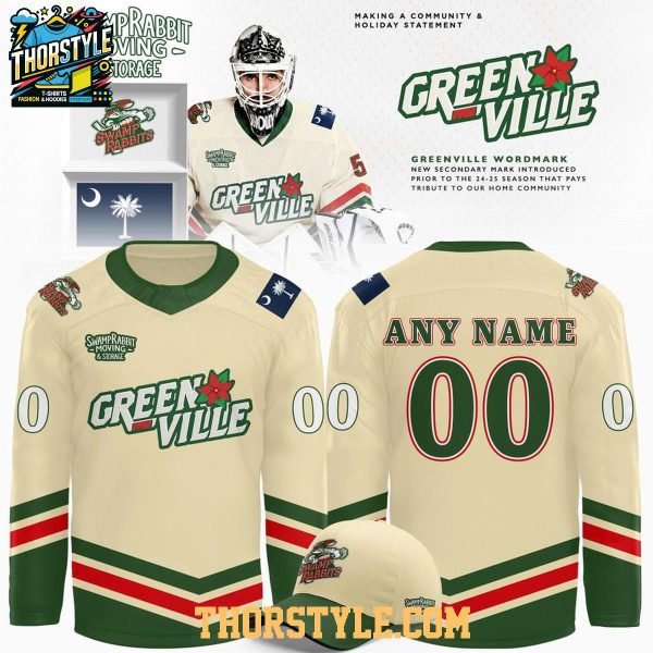 Greenville Swamp Rabbits 2026 Moving N Storage Night Hockey Jersey