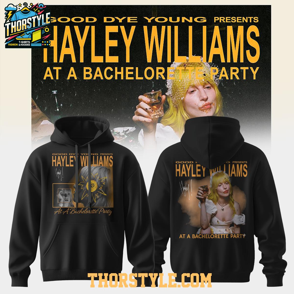 Halley Williams Bachelorette Party 2026 World Tour Hoodie T-Shirt Halley Williams Bachelorette Party 2026 World Tour Hoodie T-Shirt