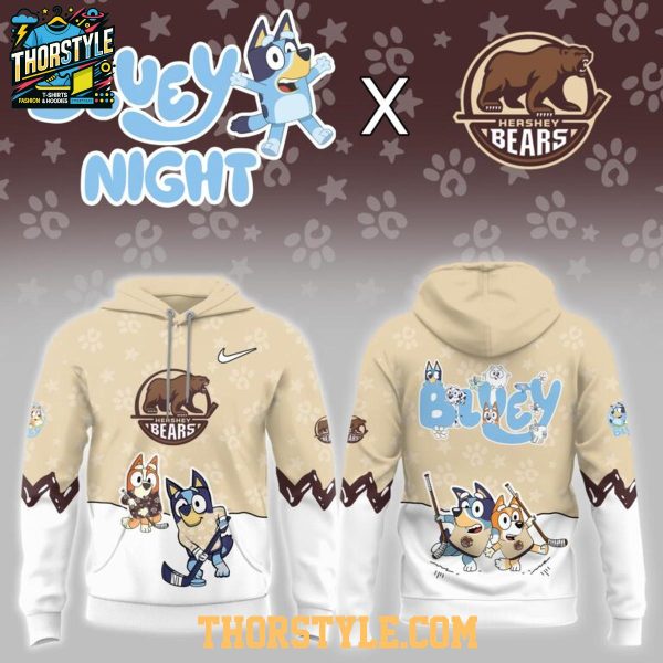 Hershey Bears Bluey Bingo Night 2026 Celebrate Hoodie Shirts
