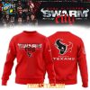 Houston Texans 2025 NFL Playoffs S.W.A.R.M. City Red Battle Hoodie T Shirt