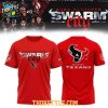 Houston Texans 2025 NFL Playoffs S.W.A.R.M. City Red Battle Hoodie T Shirt