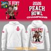 Indiana Hoosiers Chick-fil-A Peach Bowl Champions 2025-2026 All In Hoodie Shirts
