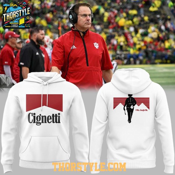 Indiana Hoosiers Peach Bowl Champs 2026 Coach Curt Cignetti Hoodie T-Shirt