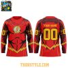 Indy Fuel Flash DC Comics Night 2026 Super Hero Personalized Hockey Jersey