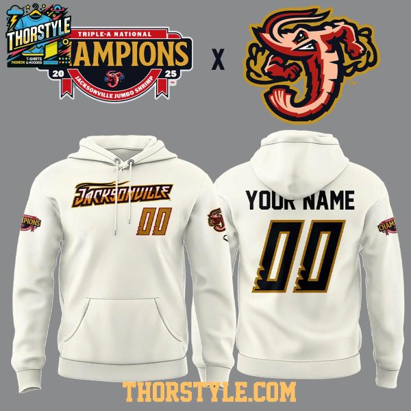 Jacksonville Jumbo Shrimp Triple-A National Champions 2025 Hoodie T-Shirt