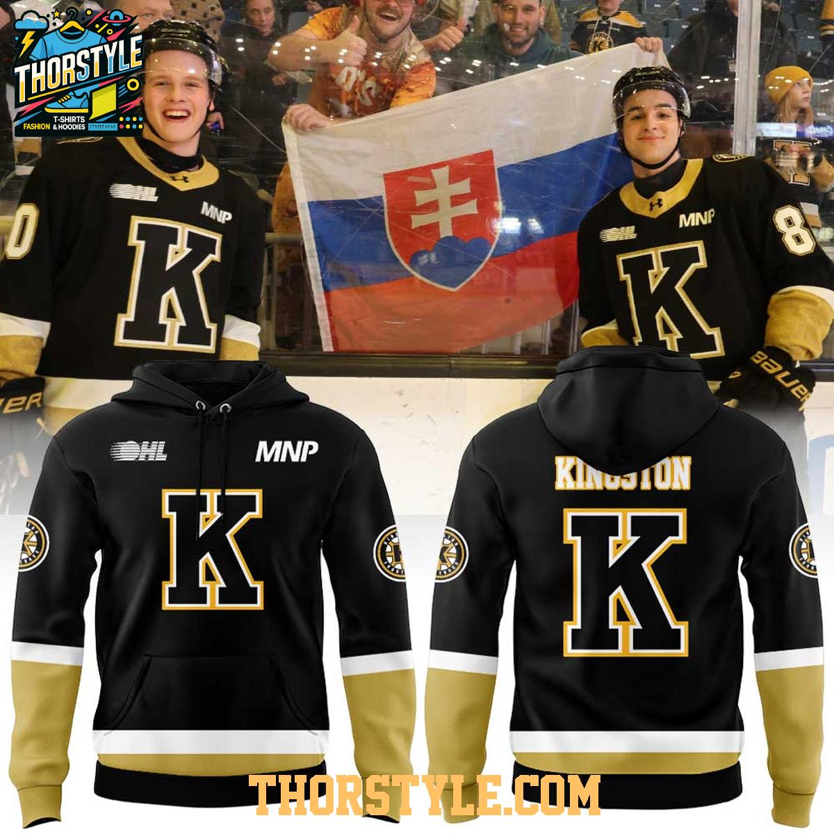 Kingston Frontenacs Our Dark-Colored 2026 New Season Hoodie Shirts Kingston Frontenacs Our Dark-Colored 2026 New Season Hoodie Shirts
