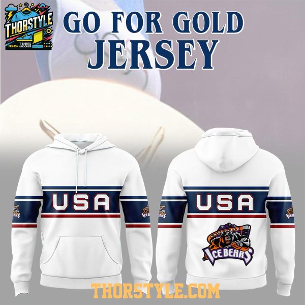 Knoxville Ice Bears USA Team Winter Olympics Go For Gold Night 2026 Hoodie