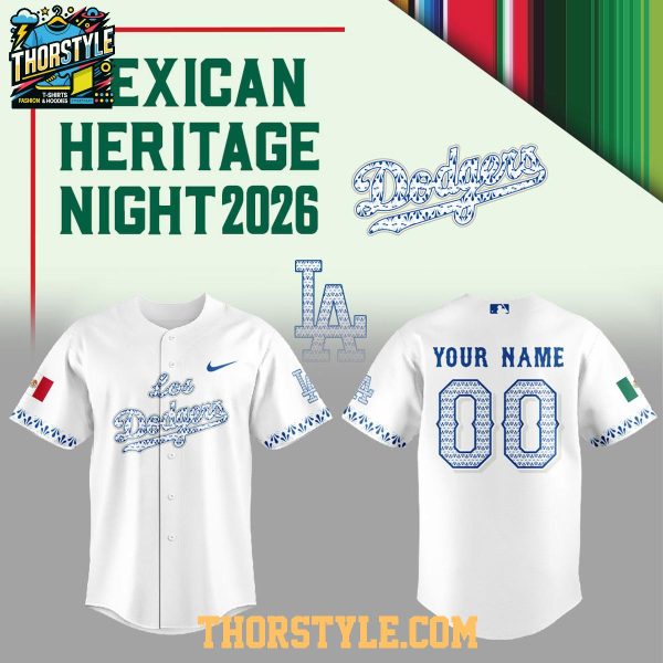 LA Dodgers x Mexican Heritage Night 2026 Los Dodgers Baseball Jersey