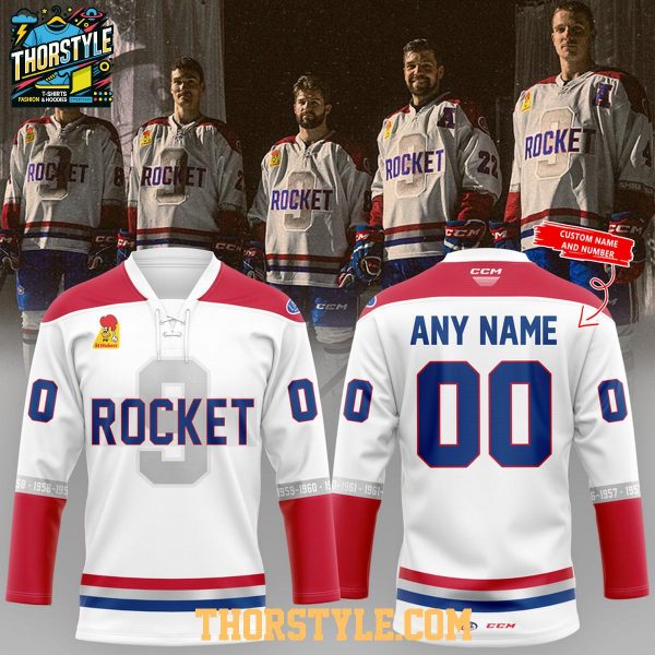 Laval Rocket Maurice Richard Tribute Night 2026 Personalized Hockey Jersey