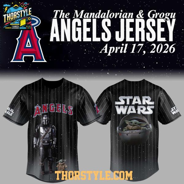 Los Angeles Angels x Star Wars Night 2026 Personalized Baseball Jersey
