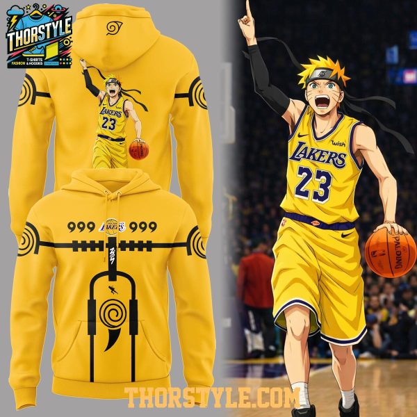 Los Angeles Lakers Naruto 2026 Hokage Night Hoodie T-Shirt