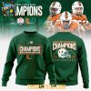 Miami Hurricanes 2026 Fiesta Bowl Champions Green Hoodie T Shirt