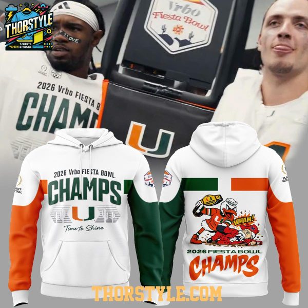 Miami Hurricanes Fiesta Bowl Champions 2026 It’s All About The U Hoodie