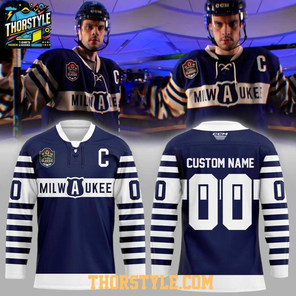 Milwaukee Admirals Minnesota Day 2026 Classic Personalized Hockey Jersey