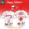 Los Angeles Dodgers Peanuts Happy Valentine’s Day 2026 Personalized Baseball Jersey