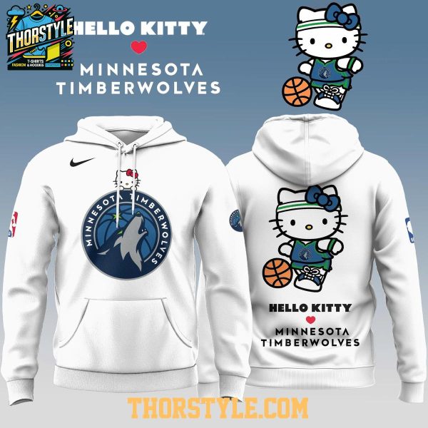 Minnesota Timberwolves Hello Kitty 2026 NBA Game Night Hoodie T-Shirt