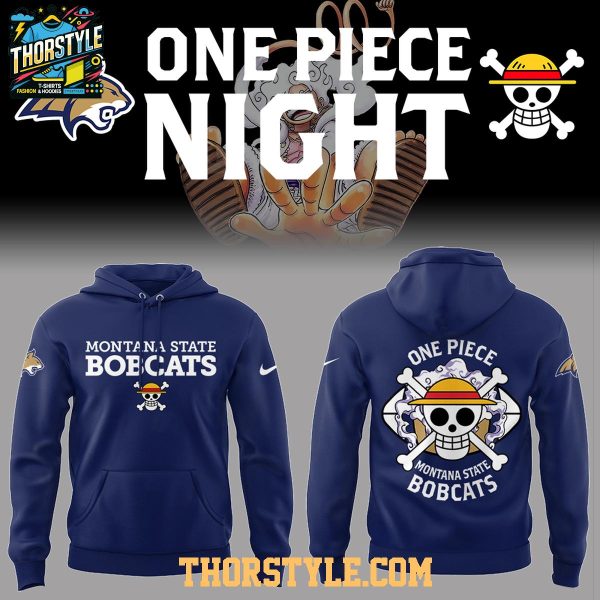 Montana State Bobcats One Piece Night 2026 Hoodie T-Shirt
