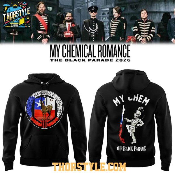 My Chemical Romance x Chile The Black Parade Tour 2026 Hoodie T-Shirt