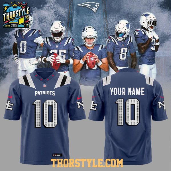 New England Patriots Rivalries 2026 Champs Personalized Football Jersey