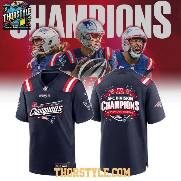 New England Patriots x AFC East Champions 2025 Football Jersey