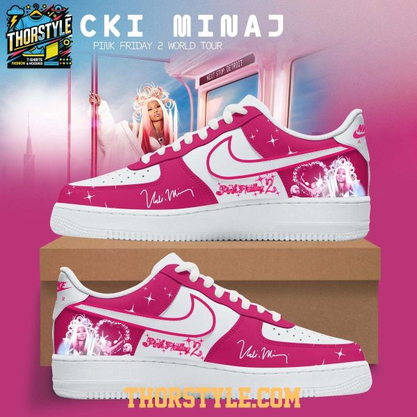 Nicki Minaj Pink Friday 2 Tour 2026 Personalized Air Force 1 Shoes