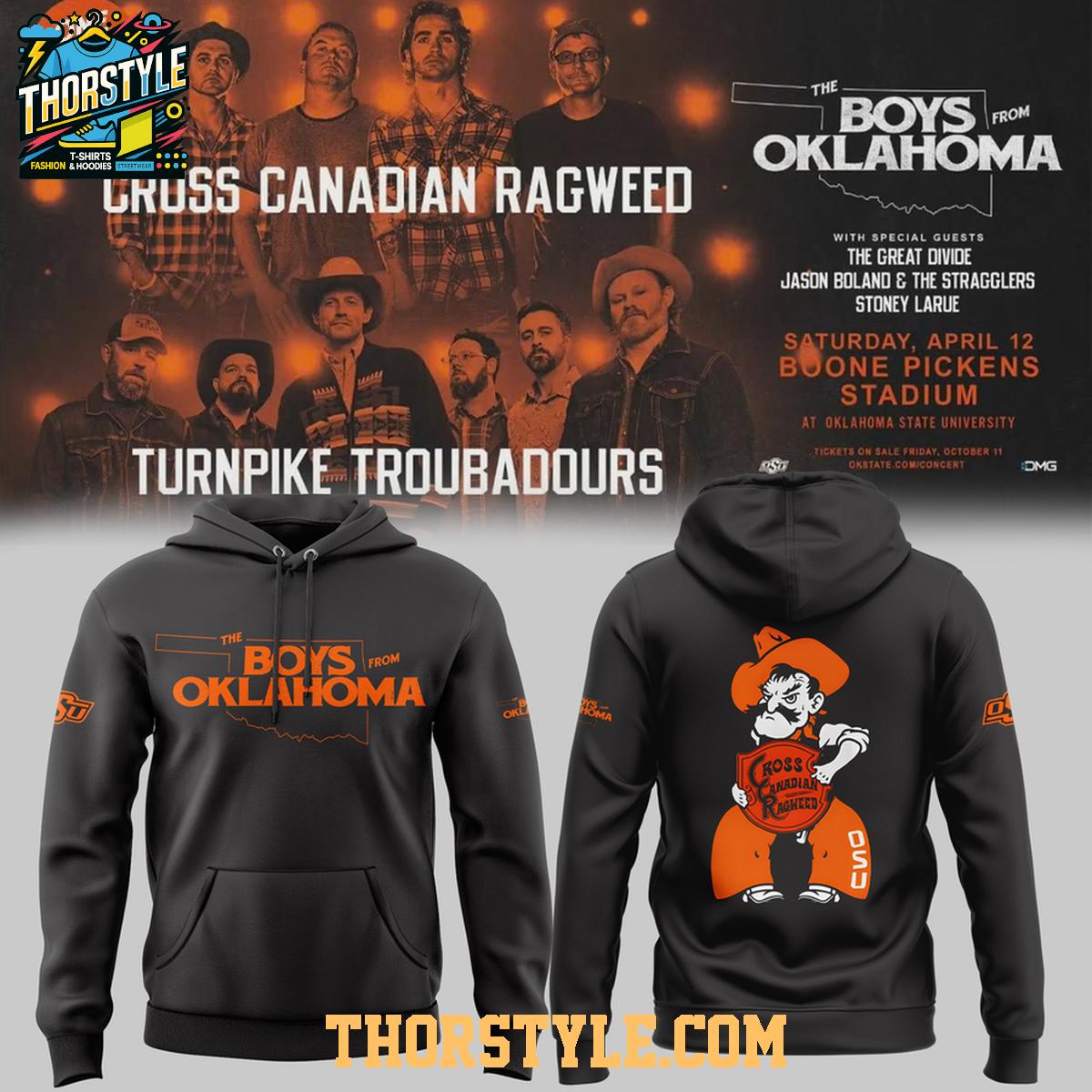 OSU Cowboys x Cross Canadian Ragweed 2026 The Boys From Oklahoma Hoodie OSU Cowboys x Cross Canadian Ragweed 2026 The Boys From Oklahoma Hoodie