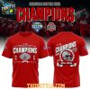 Ohio State Buckeyes Goodyear Cotton Bowl 2025 Champs Hoodie T Shirt Red