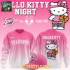 Oklahoma City Thunder Hello Kitty Basketball Night 2026 All Pink Hoodie T Shirt