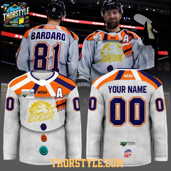 Orlando Solar Bears Snowman Night 2025-2026 Personalized Hockey Jersey