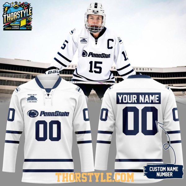 Penn State Nittany Lions Beaver Stadium Game 2026 Hockey Jersey White