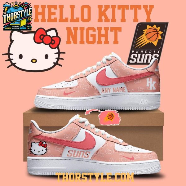 Phoenix Suns Hello Kitty Night 2026 Personalized Air Force 1 Shoes