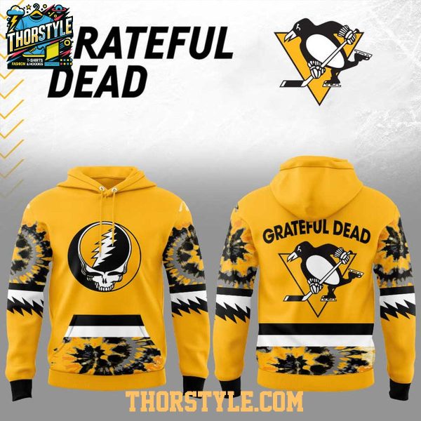 Pittsburgh Penguins Grateful Dead Night 2026 NHL Game Hoodie T-Shirt