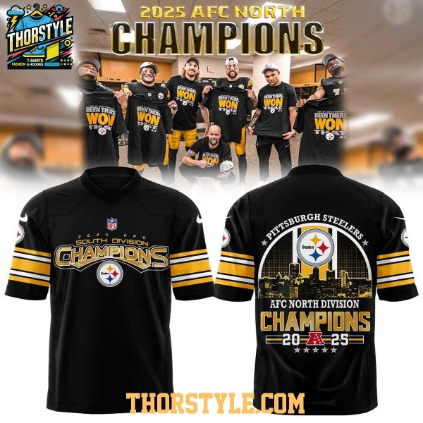 Pittsburgh Steelers AFC North Champions 2025-2026 Football Jersey