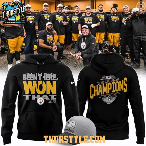 Pittsburgh Steelers AFC North Division Champions 2025-2026 Season Hoodie T-Shirt