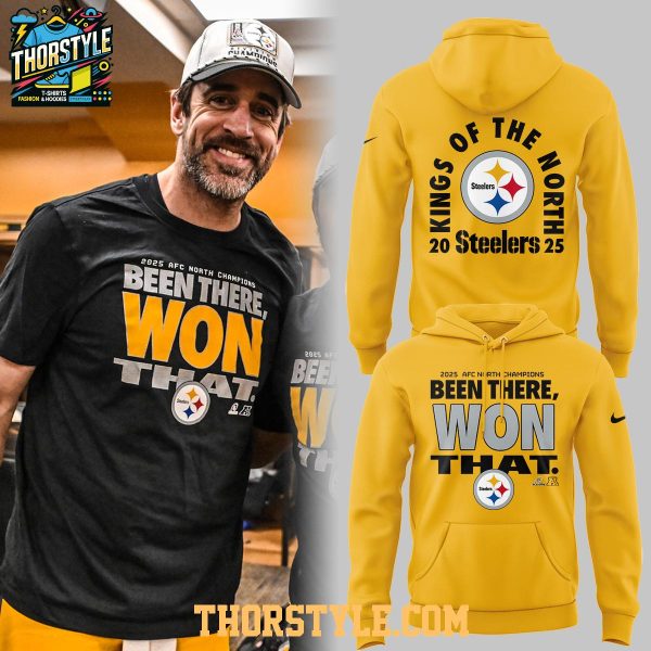 Pittsburgh Steelers AFC North King Champions 2025 Hoodie T-Shirt