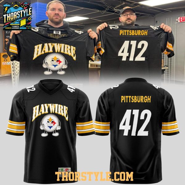 Pittsburgh Steelers Haywire 617 Night Tour 2026 Personalized Football Jersey