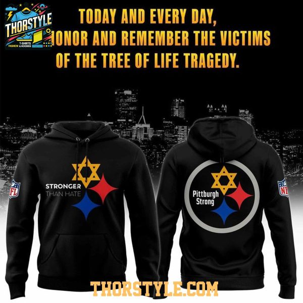 Pittsburgh Steelers Stronger Than Hate 2025-2026 Season Hoodie T-Shirt