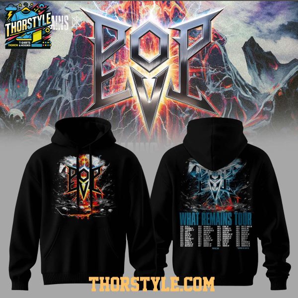 Pop Evil What Remains Tour 2026 Celebration Hoodie T-Shirt