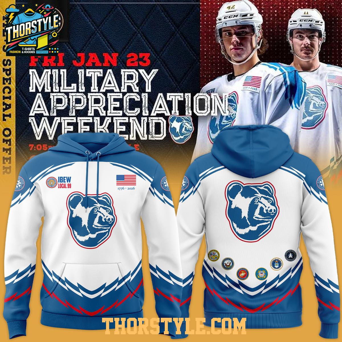 Providence Bruins Military Appreciation 2026 Night Celebrate Hoodie Shirts Providence Bruins Military Appreciation 2026 Night Celebrate Hoodie Shirts