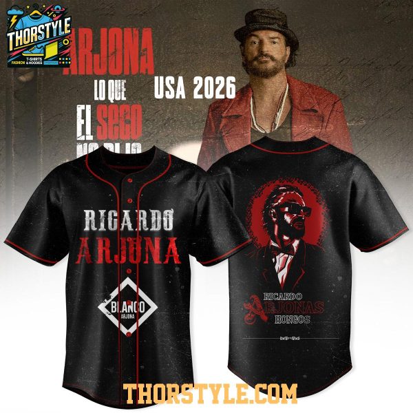 Ricardo Arjona 2026 USA Tour Lo Qu El Seco No Dijo Personalized Baseball Jersey