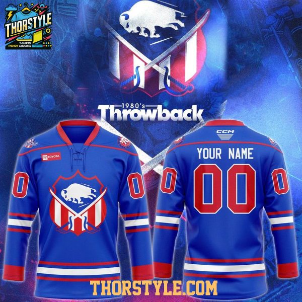 Rochester Americans 1980’s Throwback Night 2026 Personalized Hockey Jersey