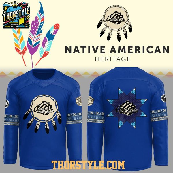 Rochester Americans AHL Native American Heritage Night 2026 Hockey Jersey