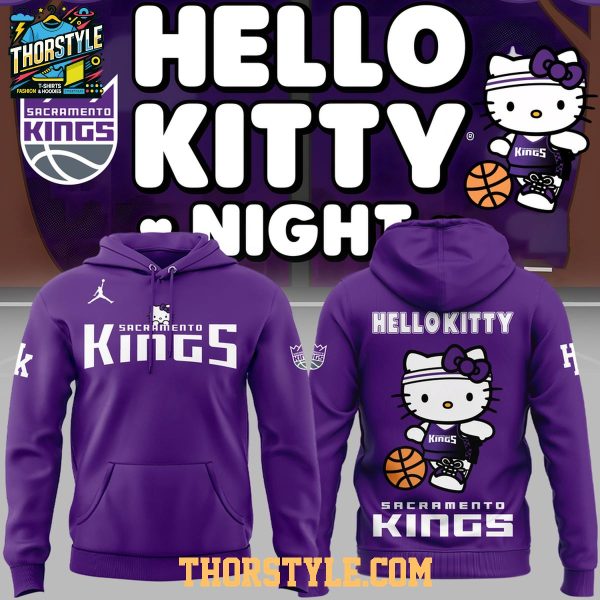 Sacramento Kings x Hello Kitty Night 2026 Sanrio Game Crossover Hoodie T-Shirt