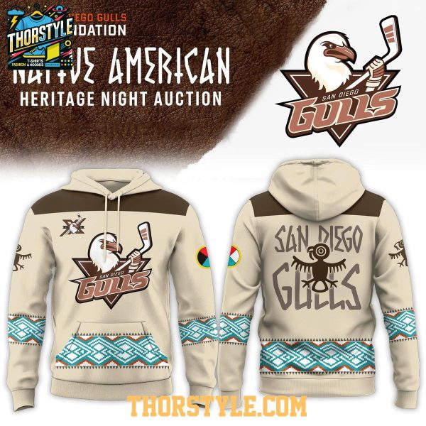 San Diego Gulls Foundation Native American Night Of Heritage Hoodie 2026