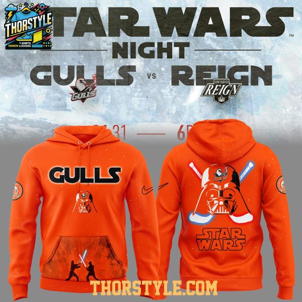 San Diego Gulls x Star Wars 2026 Night Of Darth Vader Hoodie T-Shirt