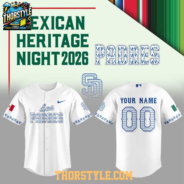 San Diego Padres x Mexican Heritage Night 2026 Los Padres Baseball Jersey
